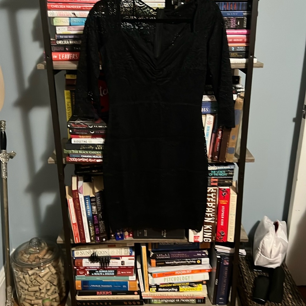 Elegant Black Lace Dress